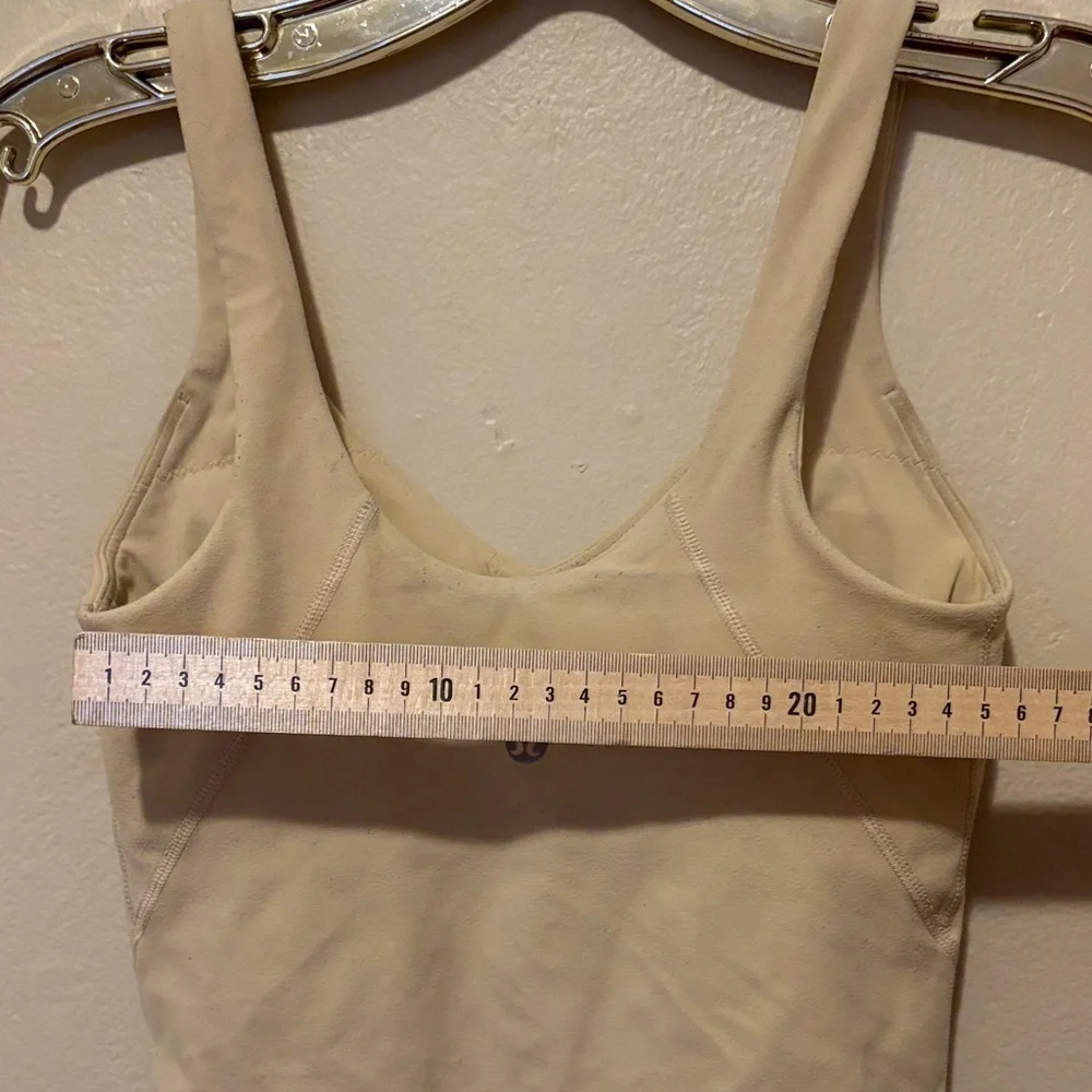 Lululemon Athletica Cream Crop Top